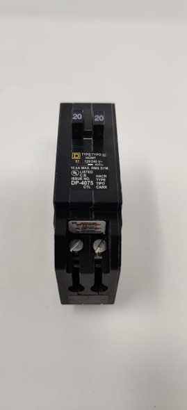 BREAKER 20/20AMPS DUPLEX SQUARE D