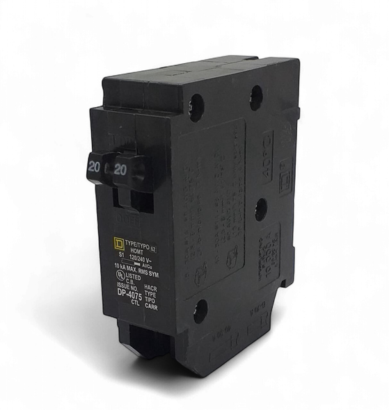 BREAKER 20/20AMPS DUPLEX SQUARE D