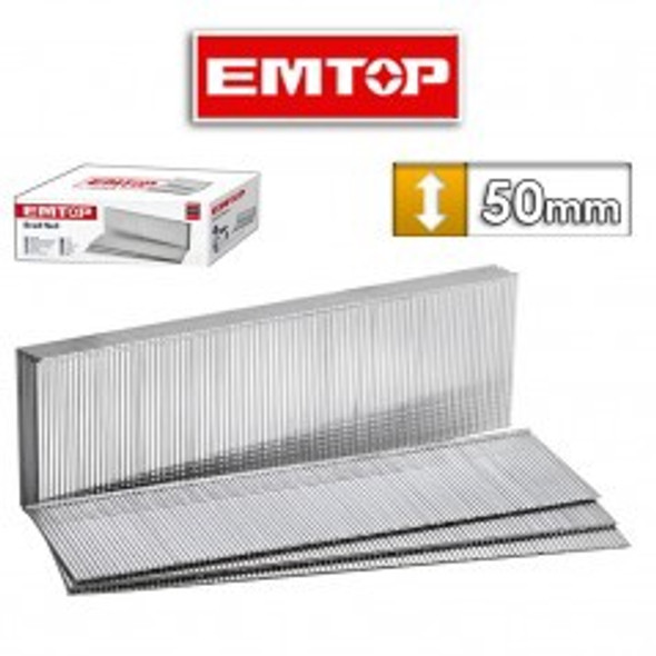 BRADS NAIL 50MM 18G EMTOP ENAL18501 5000PCS