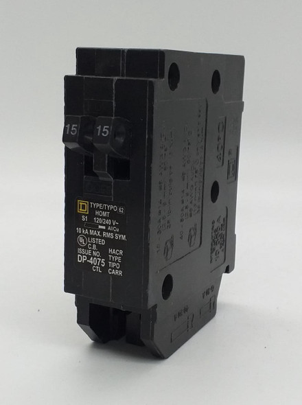 BREAKER 15/15AMPS DUPLEX SQUARE D BREAKER 15/15AMPS DUPLEX SQUARE D