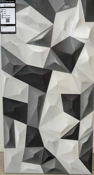 TILE CERAMIC 12"X24" 31X60CM CORATO BLACK