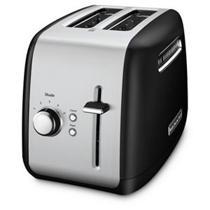 TOASTER 2 SLICE KITCHENAID KMT2115OB WITH MANUAL LIFT LEVER ONYX BLACK 1Y