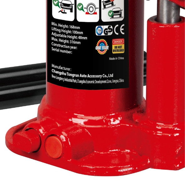 JACK HYDRAULIC 3 TON TORIN BIG RED JACKS T830026 TZ830026X GARAGE