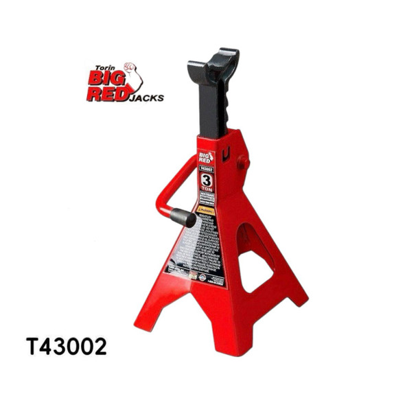 JACK STAND 3 TON TORIN BIG RED JACKS T43002