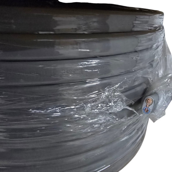 CABLE 10MM 2C FLAT W/EARTH TURKEY ROLL