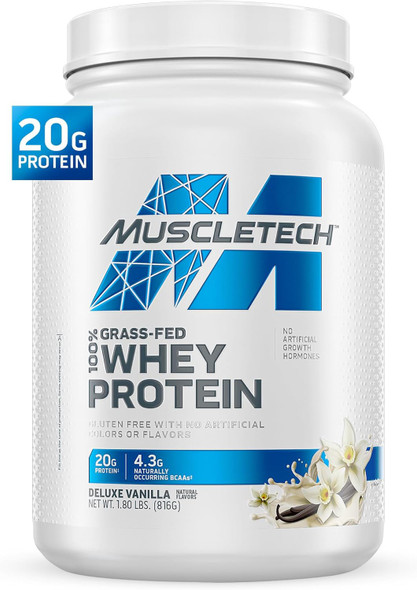 Supplement Muscletech Grass-Fed Whey Protein Powder Vanilla / Chocolate / chocolate 1.8lb
