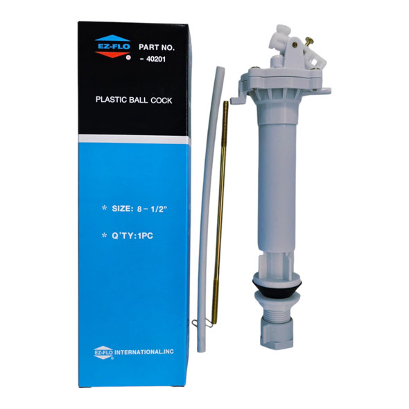 PVC PLASTIC BALL COCK 8 1/2" EZ-FLO #40201