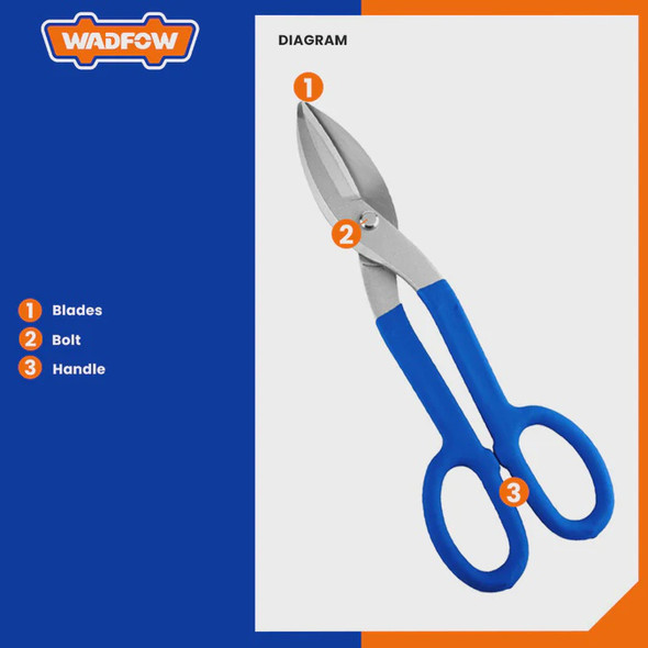 SHEARS 12" TIN SNIP WADFOW WAS4912