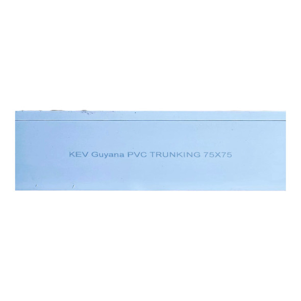 TRUNKING KEV 75MM X 75MM PVC 9.5FT