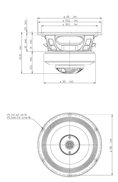 SPEAKER 18SOUND 8" 8CX650 COAXICAL