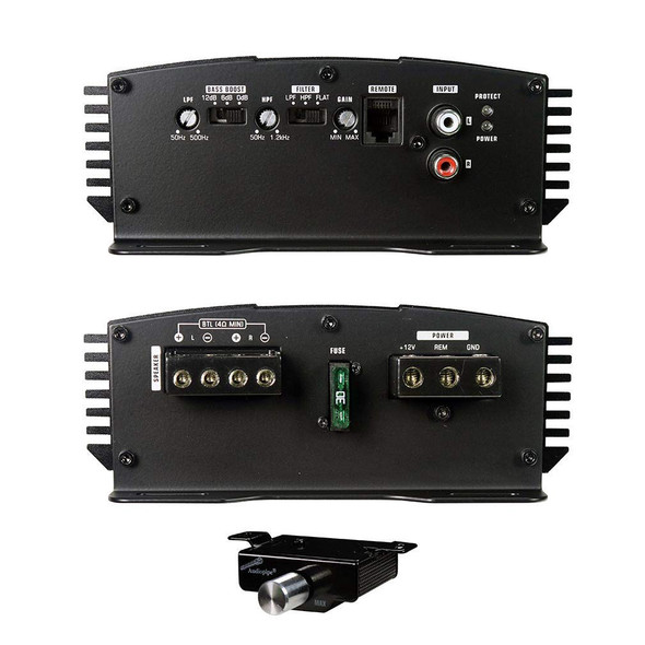 AMPLIFIER CAR AUDIO PIPE APMN-2075 1000W MINI 2CH