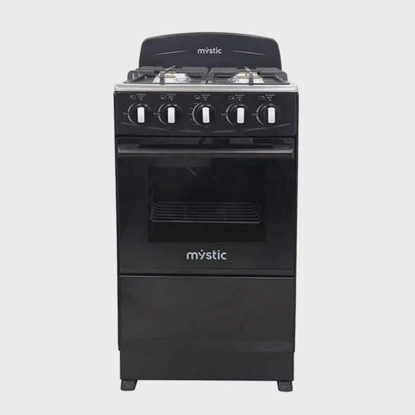 STOVE 4 BURNER MYSTIC 20" BLACK MY-ST4QZ921-PHCC-B