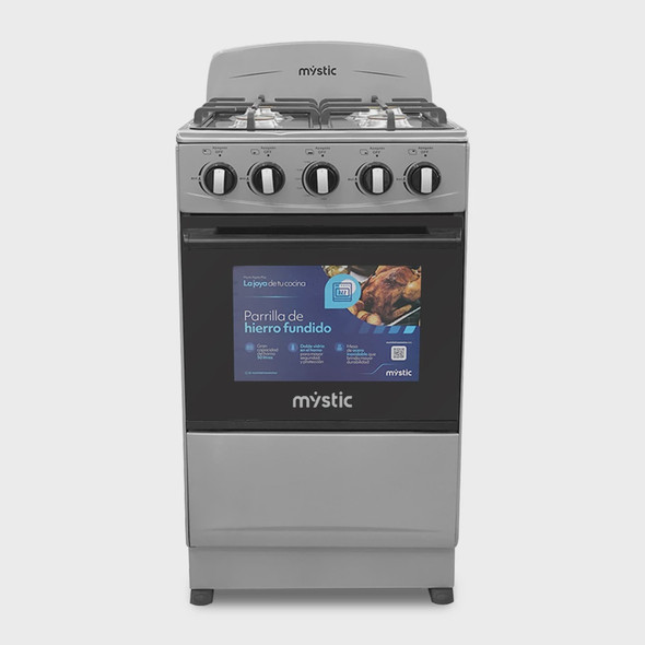 STOVE 4 BURNER MYSTIC 20" GREY MY-ST4QZ921-PHCC-GY