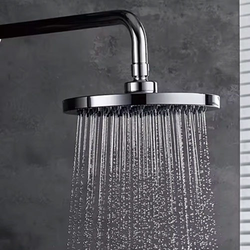 SHOWER HEAD RAINFALL ROUND 8" KIOTTO CHROME RS0200R