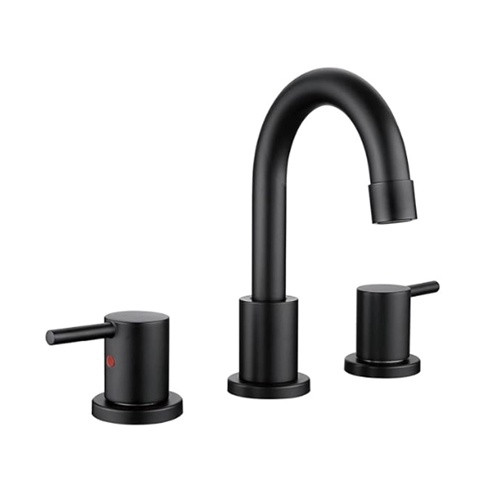 FAUCET BATHROOM KIOTTO DOUBLE HANDLE MATT BLACK K13B3042MB
