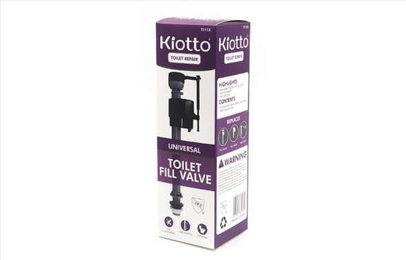 TOILET TANK FILL VALVE UNIVERSAL KIOTTO T1115