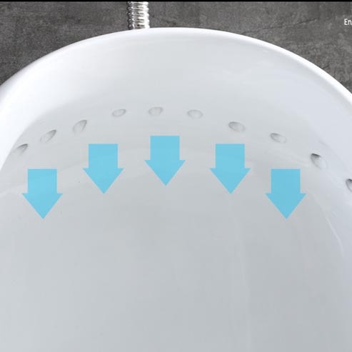 URINAL WARE WALL HUNG WHITE WOLLATON WITH CHROME FITTINGS GNT-JDL503 300X290X430MMINGS