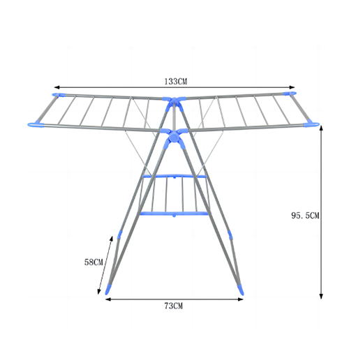 CLOTHES DRYING RACK FOLDABLE KIOTTA GKH-0016W