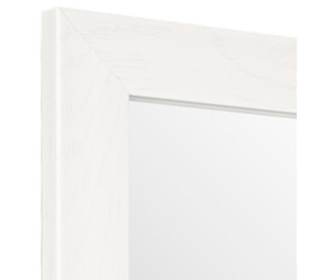 BATHROOM MIRROR WOLLATON WHITE PU FRAME 31.5"X23.6" GNM-MRWF08060
