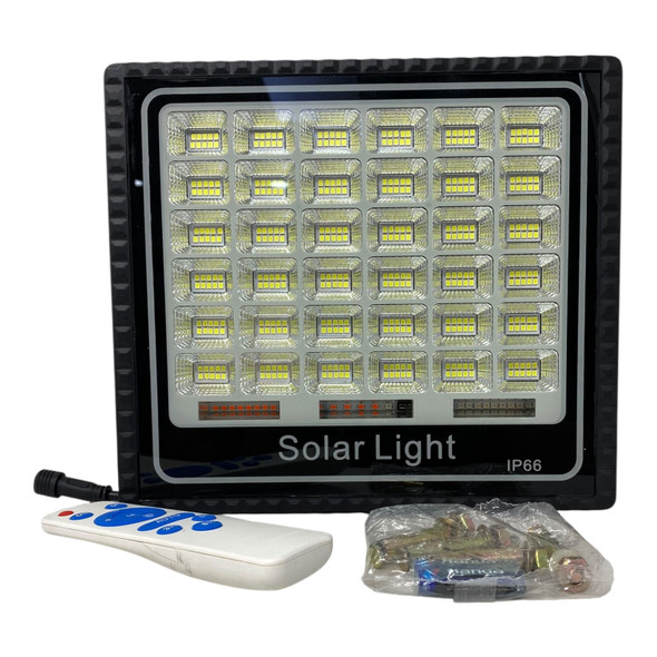 LAMP LED SOLAR FLOOD SP-P-30W IP66 WITH SOLAR PANEL J.F.N.V