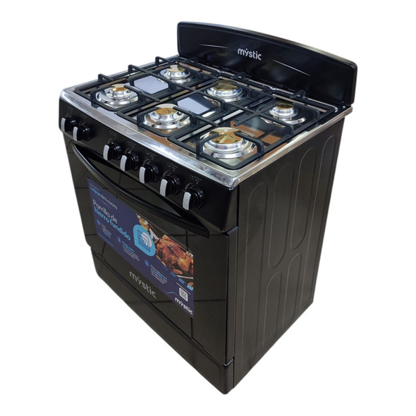 STOVE 6 BURNER MYSTIC 30" MY-ST6Q730-PHCC-B BLACK