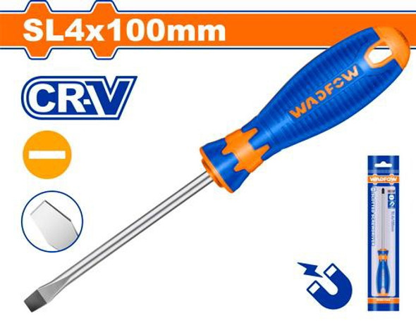 SCREWDRIVER FLAT WADFOW WSD1944 SL4 X 100MM