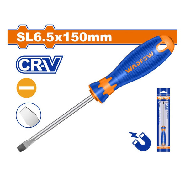 SCREWDRIVER FLAT WADFOW WSD1966 SL6.5 X 150MM