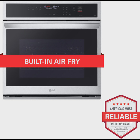 STOVE OVEN LG WSEP4723F IN-WALL ELECTRIC WITH CONVECTION AND AIR FRYER