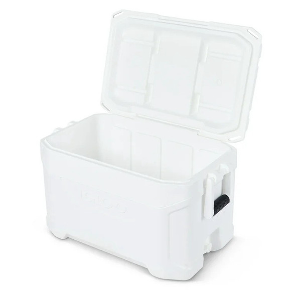 COOLER BOX ICE CHEST IGLOO MARINE WHITE 50 QT 49002599 USA 00050447