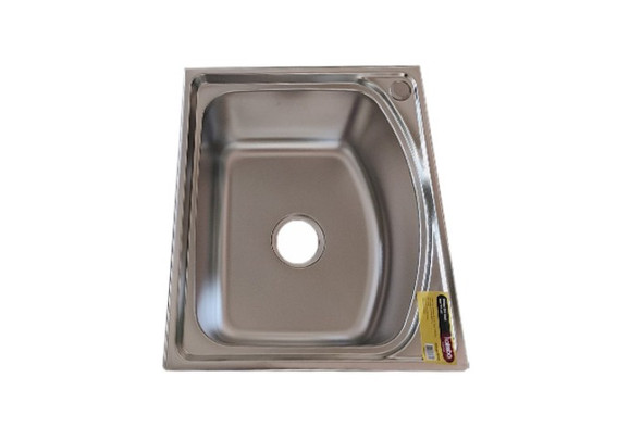 SINK SINGLE BOWL KALIMBA 22G 19-7/16"X17"x 8" GKS-LS5043 NO WASTE SINK SINGLE BOWL KALIMBA 22G 19-7/16"X17"x 8" GKS-LS5043 NO WASTE