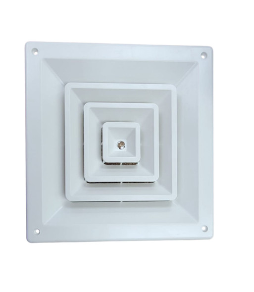 CEILING VENT 12" X 12" HEAVY QUALITY WHITE PLASTIC