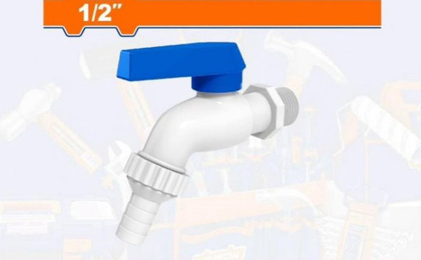 BIB CORK 1/2" PVC LEVER WADFOW WZD9903