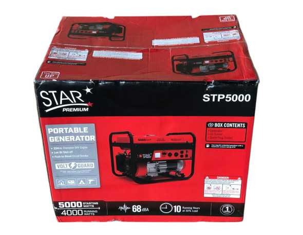 GENERATOR STAR 5000W STP5000 PREMIUM RED PULL