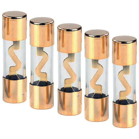 FUSE AUTO AGU-80A GOLD PLATED AUDIO PIPE SOLD 5PCS PACK