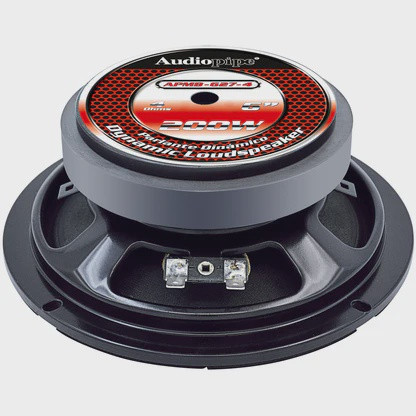 SPEAKER AUDIO PIPE 6" APMB-627-4 4OHMS MID BASS SOLD PER PAIR