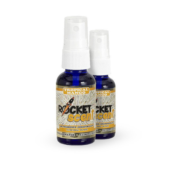 ROCKET SCENT BLISTER AIR FRESHENER 1OZ TROPICAL MANGO B1746