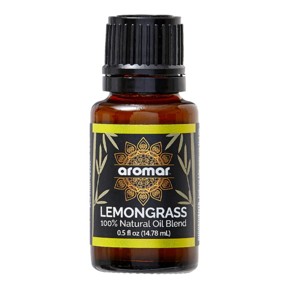AROMAR ESSENTIAL OIL LEMONGRASS 0.5OZ 8003