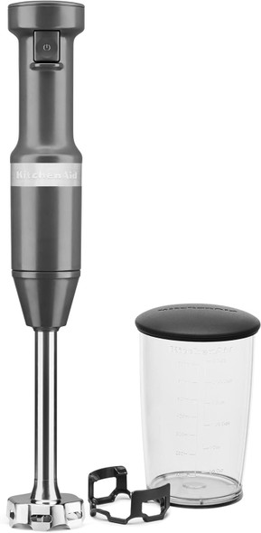 BLENDER KITCHENAID KHBV53DG VARIABLE SPEED CORDED HAND BLENDER MATTE CHARCOAL GREY 1Y