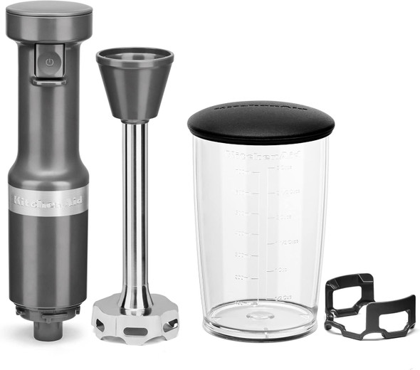 BLENDER KITCHENAID KHBV53DG VARIABLE SPEED CORDED HAND BLENDER MATTE CHARCOAL GREY 1Y BLENDER KITCHENAID KHBV53DG VARIABLE SPEED CORDED HAND BLENDER MATTE CHARCOAL GREY 1Y