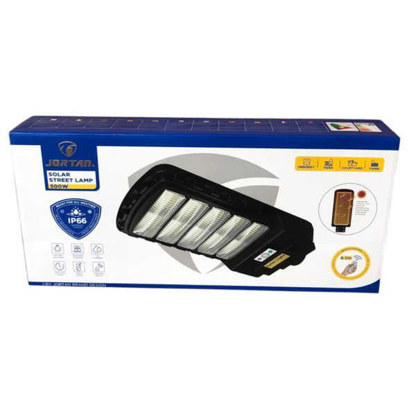 LIGHT SOLAR STREET LED 500W JORTAN JT-HKTMGK-500W W NO POLE