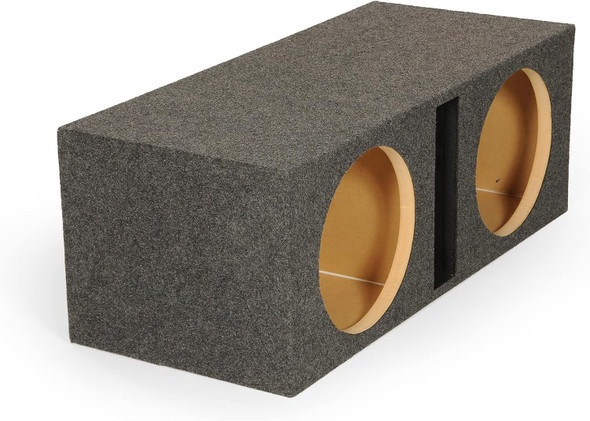 SPEAKER BOX 15" EMPTY DUAL BVHD-215C HEAVY DUTY L VENTED ENCLOSURE WITH 1" FACE PIPEMAN'S