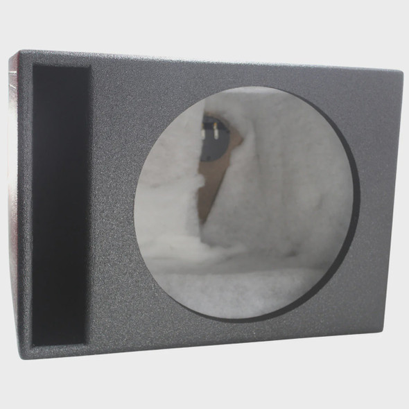 SPEAKER BOX CAR 12" EMPTY BVHD-112BKPU HEAVY DUTY L VENTED ENCLOSURE WITH 1" FACE PIPEMAN'S