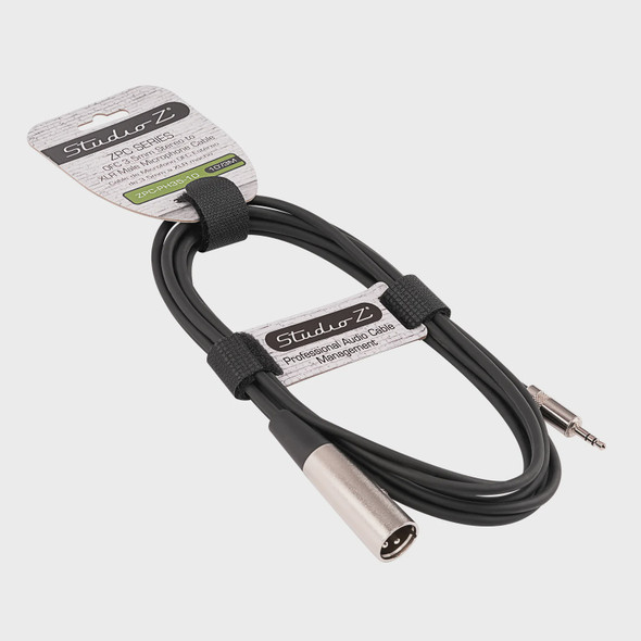 LEAD 3.5mm MALE STEREO OFC TO XLR MALE 10' ZPC-PH35-10 STUDIO Z