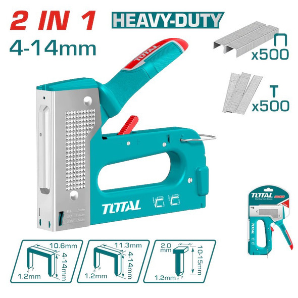 STAPLE GUN TOTAL THT31148 HEAVY DUTY WITH STAPLE