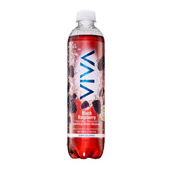 VIVA BLACK RASPBERRY ZERO SUGAR SPARKLING WATER 16.9fl oz 500ml VIVA BLACK RASPBERRY ZERO SUGAR SPARKLING WATER 16.9fl oz 500ml