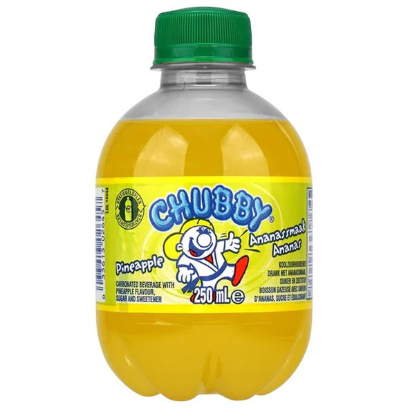 CHUBBY PINEAPPLE SUNSHINE SODA 250ML CHUBBY PINEAPPLE SUNSHINE SODA 250ML