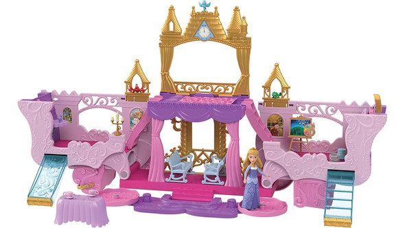 Toy Disney Princess Carriage to Castle Transforming Set