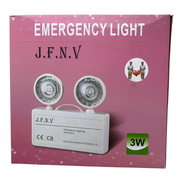 LED EMERGENCY LIGHTING UNIT 60598-2-22 WHITE 3W