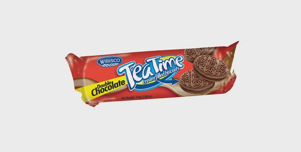 WIBISCO TEATIME DOUBLE CHOCOLATE BISCUITS 110G