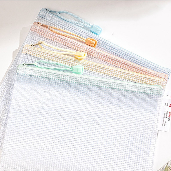 STATIONERY ZIP BAG DELI 63480A SOLD EACH